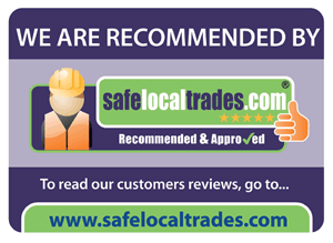 We are recommended and approved by Safe Local Trades